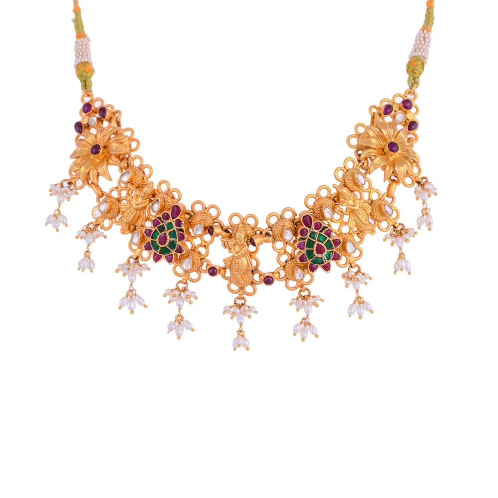 Krishna Silver Necklace